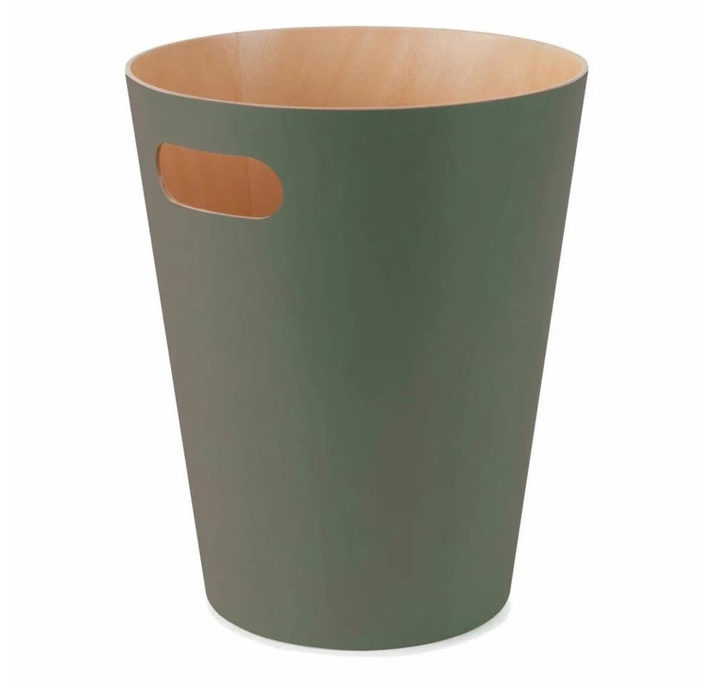 Umbra Woodrow Papierkorb Salbeigrün Holz