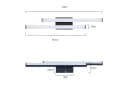 ZMH LED Deckenleuchte Modern Schwarz 3000K Bild 1