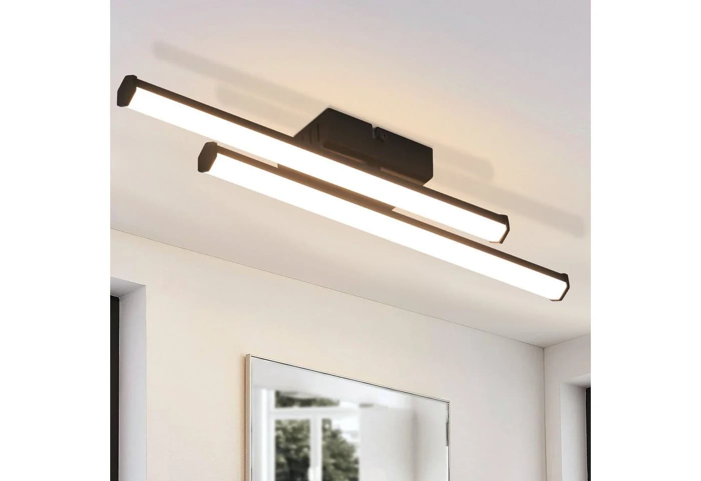 ZMH LED Deckenleuchte Modern Schwarz 3000K - Bild 2