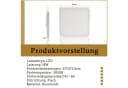 ZMH LED Deckenleuchte Weiß Modern Warmweiß 18W Bild 1