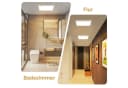 ZMH LED Deckenleuchte Weiß Modern Warmweiß 18W Bild 3