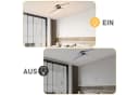 ZMH LED Deckenleuchte Wohnzimmer Schwarz Wellen Design Modern Deckenlampe 3000K Bild 5