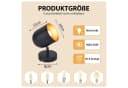 ZMH Deckenstrahler 1 Flammig Schwarz-Gold Schwenkbar 350° Industrial Bild 1