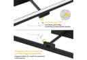 ZMH LED Spiegelleuchte 40cm Neutralweiß Wandleuchte Bild 1