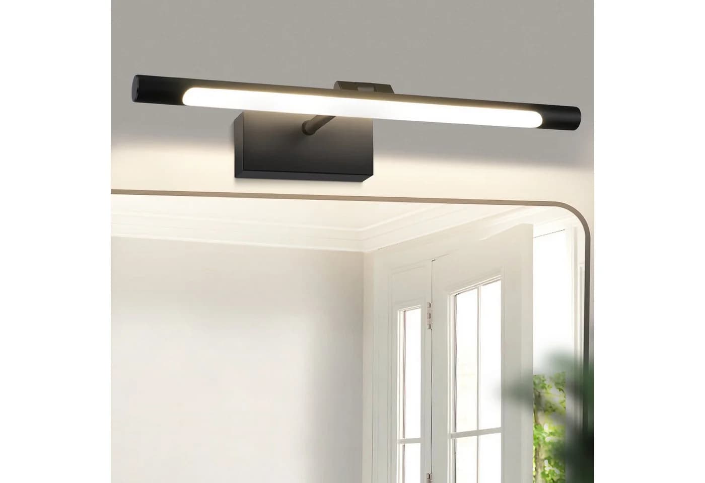 ZMH LED Spiegelleuchte 40cm Neutralweiß Wandleuchte - Bild 2