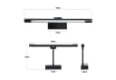 ZMH LED Spiegelleuchte 40cm Neutralweiß Wandleuchte Bild 3
