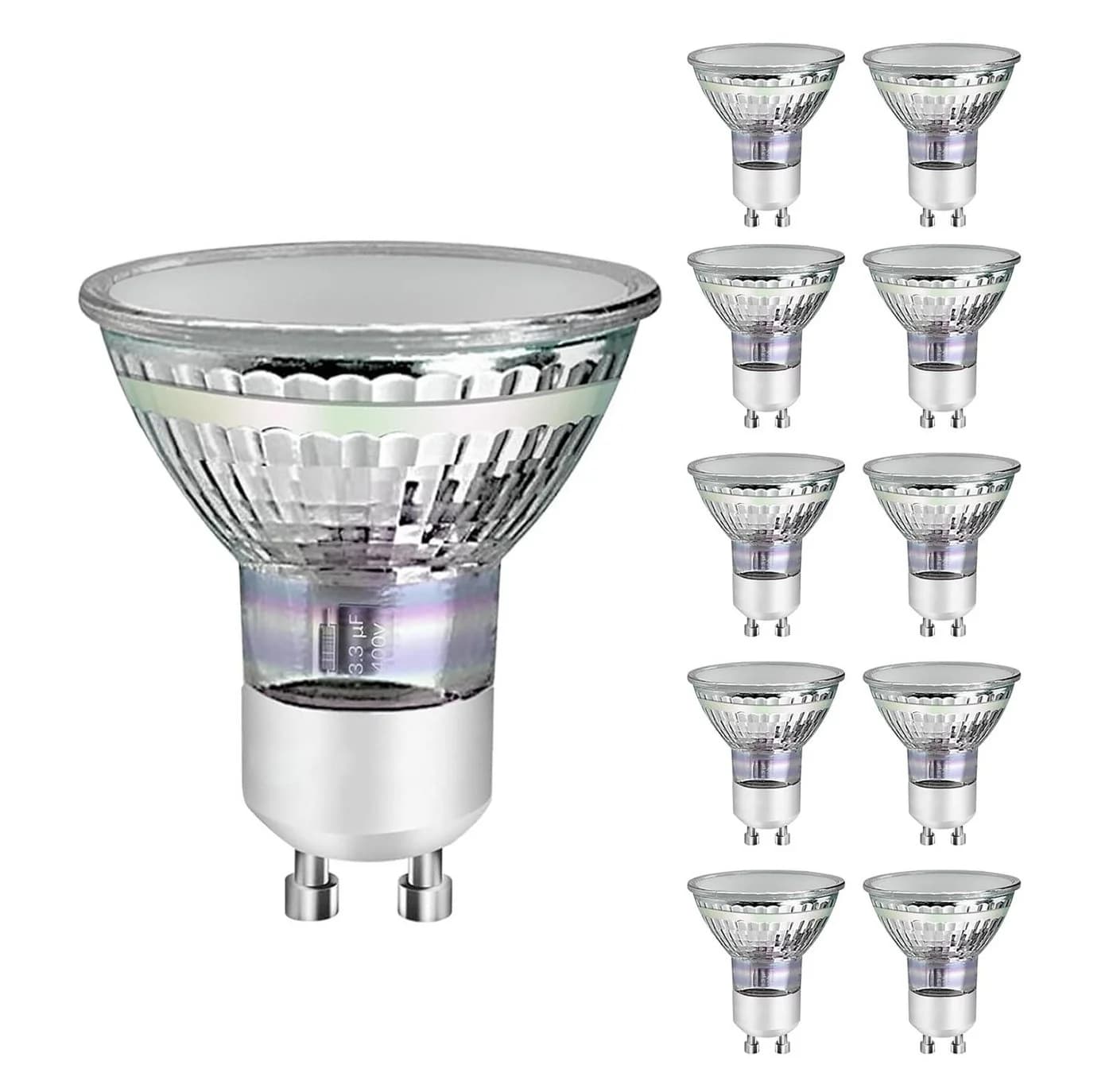 ZMH LED-Leuchtmittel GU10 3W 10er Pack 3000K Reflektor Birne - Bild 2