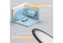 ZMH LED Deckenleuchte Modern Schwarz Warmweiß Bild 5