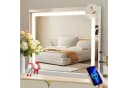 Nettlife Schminkspiegel mit Beleuchtung 50x40cm Dimmbare LED Spiegel Bild 2
