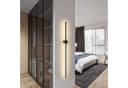 Nettlife LED Wandleuchte Schwarz 60cm 3000K Modern Wandlampe Indirekt Bild 1