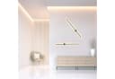 Nettlife LED Wandleuchte Schwarz 60cm 3000K Modern Wandlampe Indirekt Bild 5