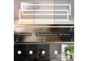 Nettlife LED Deckenleuchte Silber Dimmbar 64CM 36W Geometrisch Bild 1