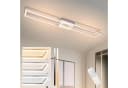 Nettlife LED Deckenleuchte Silber Dimmbar 64CM 36W Geometrisch Bild 2