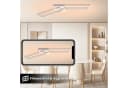 Nettlife LED Deckenleuchte Silber Dimmbar 64CM 36W Geometrisch Bild 3