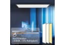 Nettlife LED Panel Deckenleuchte 120x30 cm Schwarz/Weiß Dimmbar 40W Bild 3
