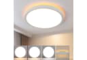 Nettlife LED Deckenleuchte Flach Schwarz Dimmbar mit Fernbedienung Bild 2