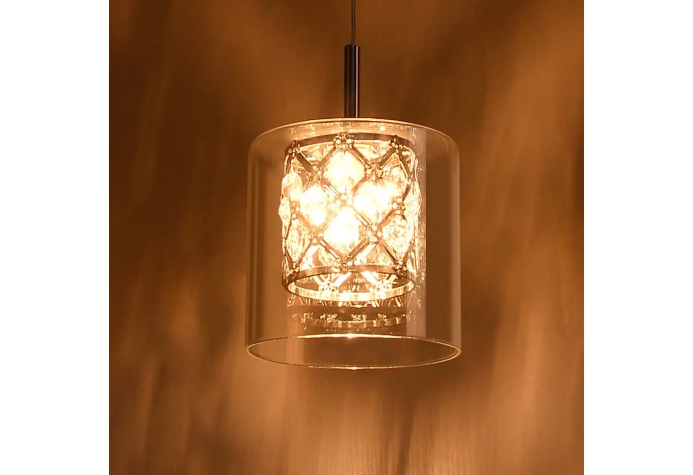 Nettlife Pendelleuchte Kristall Glas G9 Modern 120CM - Bild 5