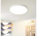 Nettlife LED Deckenleuchte Flach 15W Dimmbar Warmweiß Schwarz Bild 2