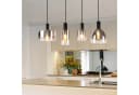 Nettlife Pendelleuchte Rauchgrau Glas E27 Höhenverstellbar LED wechselbar Bild 2