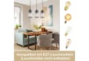 Nettlife Pendelleuchte Kristall Schwarz Modern 1/3/4 Flammig E27 Hängeleuchte Bild 1