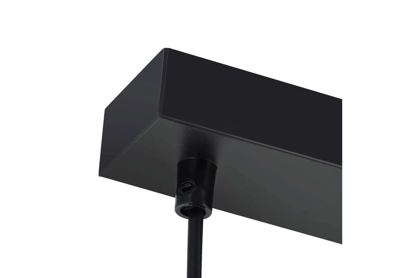 Nettlife Pendelleuchte Kristall Schwarz Modern 1/3/4 Flammig E27 Hängeleuchte - Bild 5