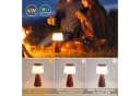 Nettlife LED Tischleuchte Kabellos Touch Dimmbar Akku 3600mAh Schwarz/Weiß Bild 1
