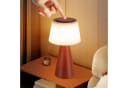 Nettlife LED Tischleuchte Kabellos Touch Dimmbar Akku 3600mAh Schwarz/Weiß Bild 2