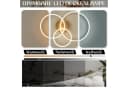 Nettlife LED Deckenleuchte Dimmbar Gold 2 Ring Acryl 46W 59CM Modern Bild 1