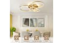 Moderne Deckenleuchte in Gold Bild 3