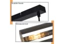 Nettlife Pendelleuchte Schwarz E27 1/3/4 Flammig Glasschirm Hängeleuchte Bild 4
