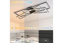 Nettlife LED Deckenleuchte Schwarz RGB Dimmbar 36W Modern Bild 1