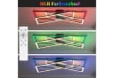 Nettlife LED Deckenleuchte Schwarz RGB Dimmbar 36W Modern Bild 3