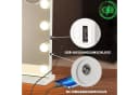 Nettlife Schminkspiegel mit Beleuchtung 50x40cm Dimmbare LED Spiegel Bild 4
