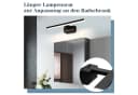 Nettlife LED Spiegelleuchte 30/40/60CM Schwarz Neutralweiß 4000K Bild 3