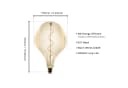 Nettlife LED-Leuchtmittel E27 4W 2200K Gold Dekorative Beleuchtung 6 St. Bild 5