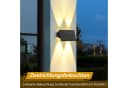 Nettlife LED Außen-Wandleuchte Solar 2ER Up Down Kabellos 3000K Warmweiß Bild 1