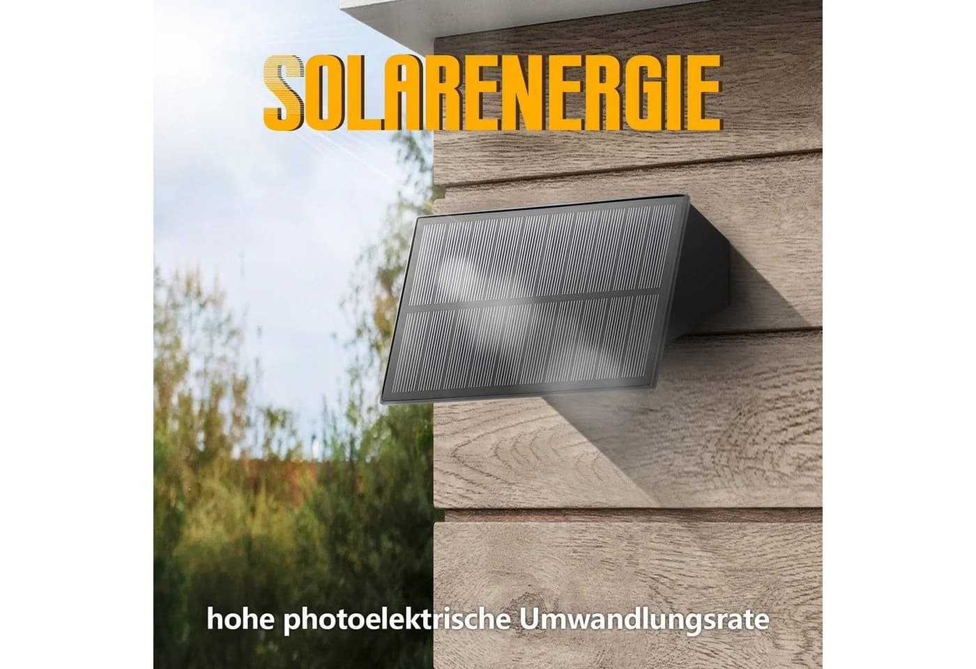 Nettlife LED Außen-Wandleuchte Solar 2ER Up Down 3000K Warmweiß - Bild 3