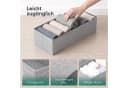 Sekey Aufbewahrungsboxen 8er Set Faltbar Vliesstoff Grau Bild 4