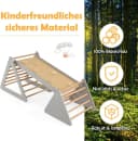 KOMFOTTEU Klettergerüst Kletterdreieck mit Rampe grau Bild 5