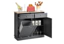 KOMFOTTEU Sideboard Küchenschrank mit großer Arbeitsplatte & 2 Schubladen Bild 2