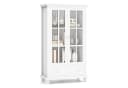KOMFOTTEU Bücherschrank Vitrinenschrank Weiß Bild 2
