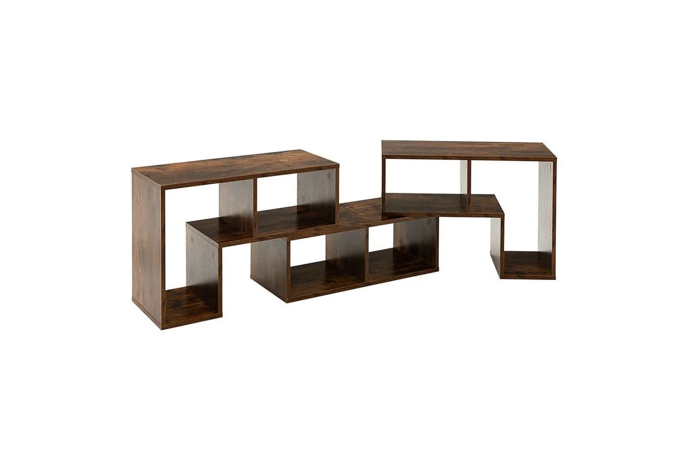 COSTWAY TV-Schrank Eckregal 3-teilig Kombinierbar - Bild 2