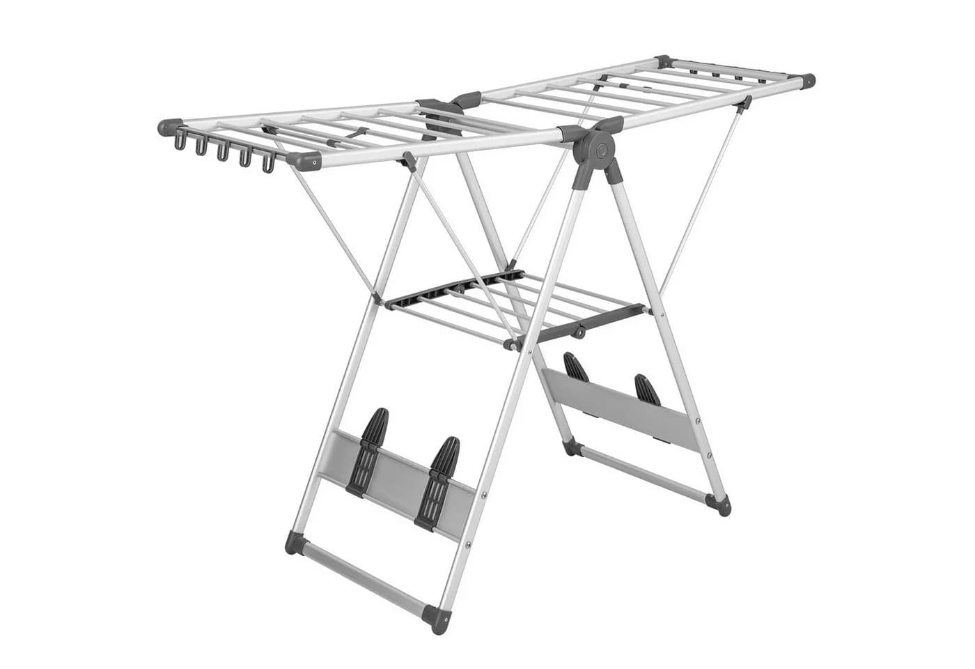 COSTWAY Flügelwäschetrockner Klappbar Ausziehbar 141cm - Bild 2