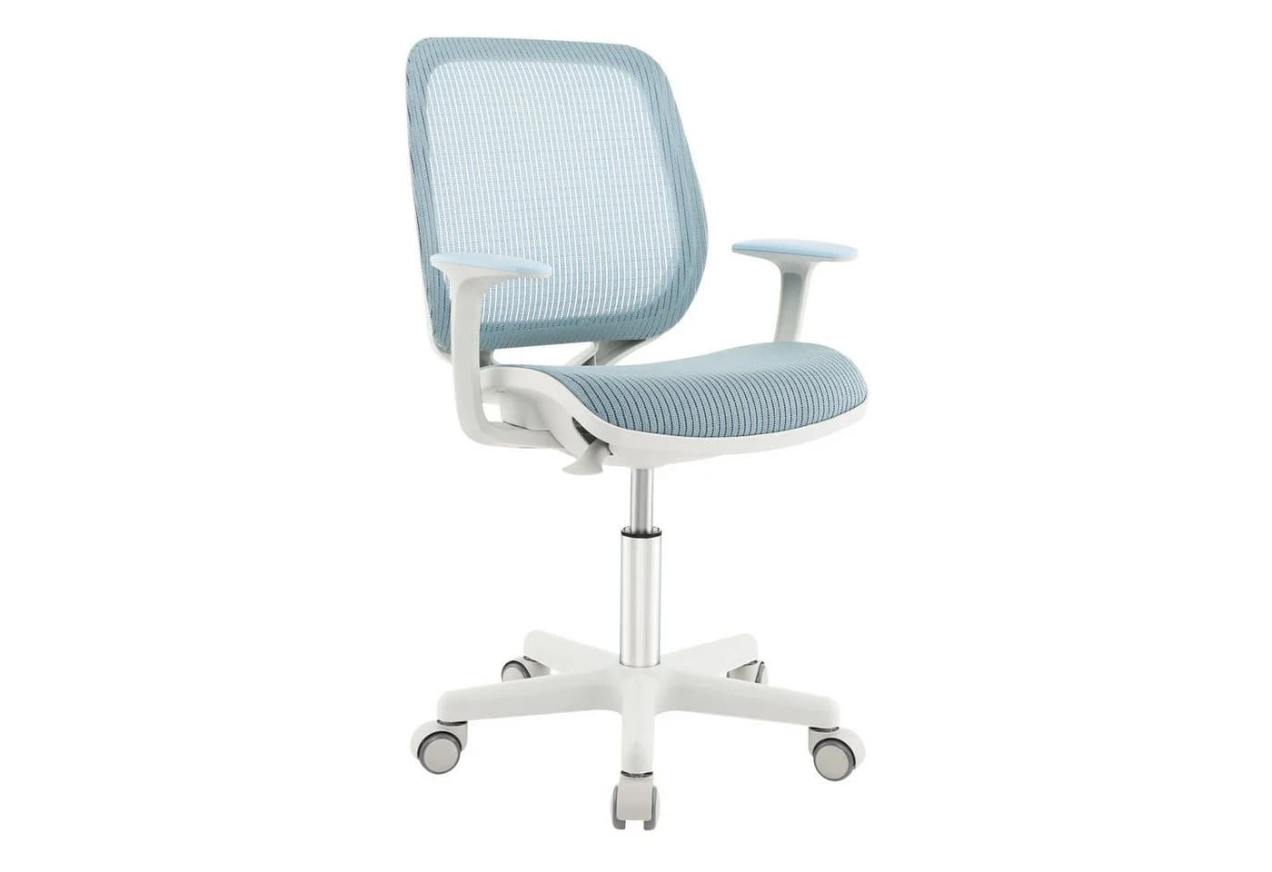 COSTWAY Kinderstuhl Drehstuhl 43-55cm höhenverstellbar mit Rollen 360° drehbar - Bild 2