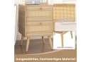 COSTWAY Nachttisch Beistelltisch 2-St. mit 2 Schubladen 40 x 40 x 59 cm Holz Bild 4