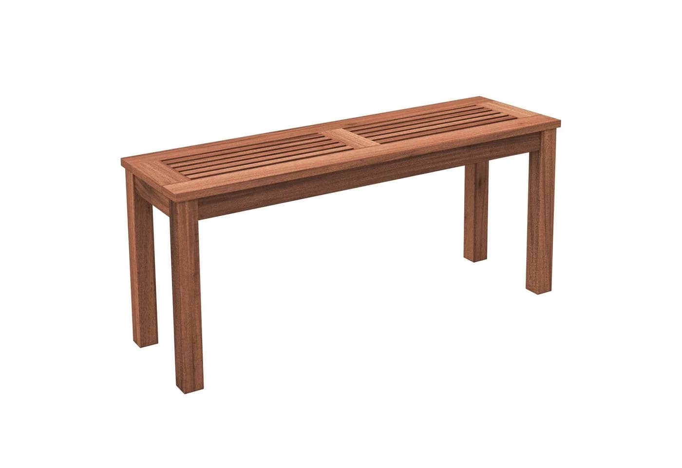 COSTWAY Gartenbank 2-Sitzer Massivholz 100cm - Bild 2