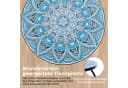 COSTWAY Gartentisch Mosaiktisch rund aus Metall & Keramik Bild 3