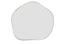 COSTWAY Wandspiegel Asymmetrisch Schwarz/Gold HD-Reflexion Bild 2