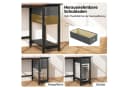 KOMFOTTEU Computertisch mit Kopfhörerhaken, Regal & 2 Schubladen Bild 4