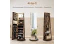 COSTWAY Schmuckschrank mit LED-Beleuchtung und drehbarem Sockel Bild 3